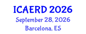 International Conference on Advancements in Education Research & Development (ICAERD) September 28, 2026 - Barcelona, Spain