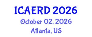 International Conference on Advancements in Education Research & Development (ICAERD) October 02, 2026 - Atlanta, United States