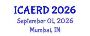 International Conference on Advancements in Education Research & Development (ICAERD) September 01, 2026 - Mumbai, India