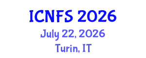 International Conference on Nutrition and Food Science (ICNFS) July 22, 2026 - Turin, Italy