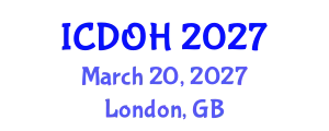 International conference on Dentistry and Oral Health March 20, 2027 - London, United Kingdom