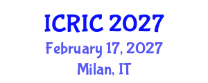 International Conference on Robotics and Intelligent Control (ICRIC) February 17, 2027 - Milan, Italy