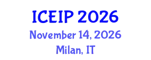 International Conference on E-learning and Innovative Pedagogies (ICEIP) November 14, 2026 - Milan, Italy