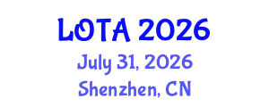 International Conference on Laser, Optical Technology and Applications (LOTA) July 31, 2026 - Shenzhen, China