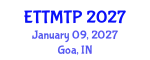 Emerging Trends and Technologies in Management Theory and Practice (ETTMTP) January 09, 2027 - Goa, India