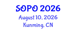 International Symposium on Photonics and Optoelectronics (SOPO) August 10, 2026 - Kunming, China