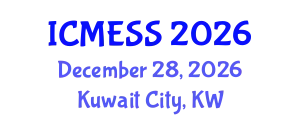 International Conference on Management, Economics & Social Science (ICMESS) December 28, 2026 - Kuwait City, Kuwait