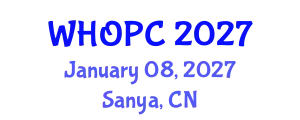 International Conference on Women’s Health, Obstetrics, and Pediatric Care (WHOPC) January 08, 2027 - Sanya, China