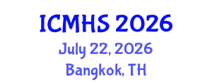 International Conference on Medical and Health Sciences (ICMHS) July 22, 2026 - Bangkok, Thailand
