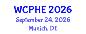 World Conference on Public Health and Epidemiology (WCPHE) September 24, 2026 - Munich, Germany