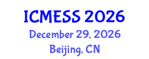 International Conference on Management, Economics & Social Science (ICMESS) December 29, 2026 - Beijing, China