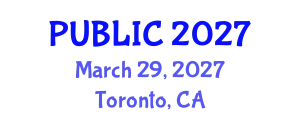 InSciTech Meet on Public Health and Healthcare Medicine (PUBLIC) March 29, 2027 - Toronto, Canada