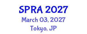 Symposium on Pattern Recognition and Applications (SPRA) March 03, 2027 - Tokyo, Japan