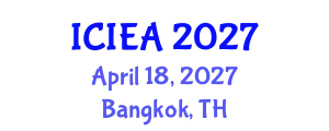 International Conference on Industrial Engineering and Applications (ICIEA) April 18, 2027 - Bangkok, Thailand