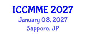 International Conference on Composite Materials and Material Engineering (ICCMME) January 08, 2027 - Sapporo, Japan