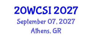 World Conference on Seismic Isolation, Energy Dissipation and Active Vibration Control of Structures (20WCSI) September 07, 2027 - Athens, Greece