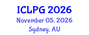 International Conference on Law, Policy and Governance (ICLPG) November 05, 2026 - Sydney, Australia