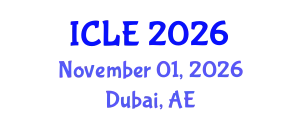 International Conference on Linguistics and Education (ICLE) November 01, 2026 - Dubai, United Arab Emirates