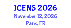 International Conference on Environment and Natural Science (ICENS) November 12, 2026 - Paris, France