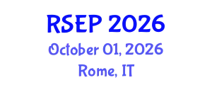 International Conference on Economics, Finance and Business (RSEP) October 01, 2026 - Rome, Italy