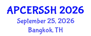 Asia Pacific Conference on Educational Research, Social Science and Humanities (APCERSSH) September 25, 2026 - Bangkok, Thailand