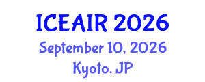 International Conference on Electronics, Artificial Intelligence & Robotics (ICEAIR) September 10, 2026 - Kyoto, Japan
