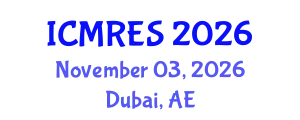 International Conference on Multidisciplinary Research in Education and Science (ICMRES) November 03, 2026 - Dubai, United Arab Emirates