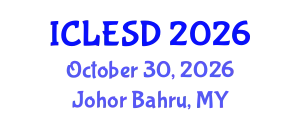 International Conference on Low-Carbon Economy and Sustainable Development (ICLESD) October 30, 2026 - Johor Bahru, Malaysia