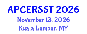 Asia Pacific Conference on Educational Research, Social Science and Technology (APCERSST) November 13, 2026 - Kuala Lumpur, Malaysia