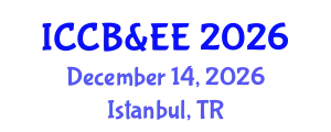 International Congress on Chemical, Biological & Environmental Engineering December 14, 2026 - Istanbul, Turkey