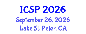 International Conference on Signal Processing September 26, 2026 - Lake St. Peter, Canada