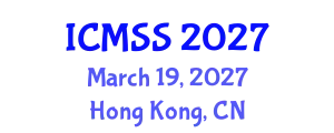 International Conference on Management Engineering, Software Engineering and Service Sciences (ICMSS) March 19, 2027 - Hong Kong, China