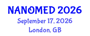 International Conference on Nanomedicine & Drug Delivery (NANOMED) September 17, 2026 - London, United Kingdom