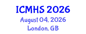 International Conference on Medical and Health Sciences (ICMHS) August 04, 2026 - London, United Kingdom