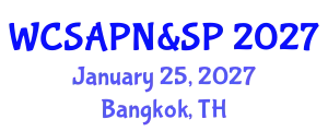 World Congress on Sustainable Agriculture, Plant Nutrition & Soil Pollution January 25, 2027 - Bangkok, Thailand