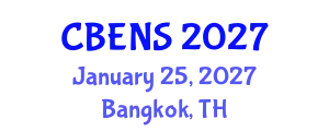 International Congress on Chemical, Biological, Environmental & Natural Sciences (CBENS) January 25, 2027 - Bangkok, Thailand
