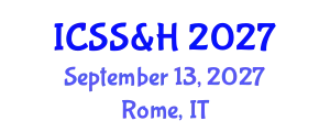 International Conference on Social Science & Humanities September 13, 2027 - Rome, Italy