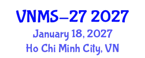 World Congress on Nursing and Medical Sciences (VNMS-27) January 18, 2027 - Ho Chi Minh City, Vietnam