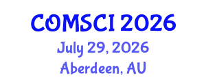 International Conference on Computer Science and Information Technology (COMSCI) July 29, 2026 - Aberdeen, Australia