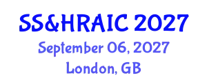 Social Science & Humanities Research Association International Conference September 06, 2027 - London, United Kingdom