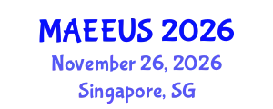 Multidisciplinary Approaches to Education & Urban Sustainability (MAEEUS) November 26, 2026 - Singapore, Singapore