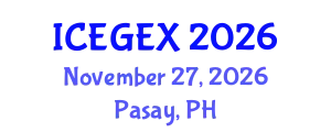 International Ice Cream & Gelato Expo in the Philippines (ICEGEX) November 27, 2026 - Pasay, Philippines