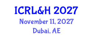 International Conference on Research in Life-Science & Healthcare November 11, 2027 - Dubai, United Arab Emirates
