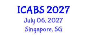 International Conference on Advances in Biological Sciences July 06, 2027 - Singapore, Singapore