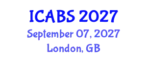 International Conference on Advances in Biological Sciences September 07, 2027 - London, United Kingdom