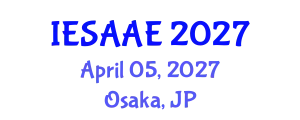 International Experts Summit on Aeronautics and Aerospace Engineering April 05, 2027 - Osaka, Japan