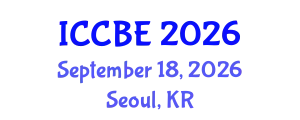 International Conference on Chemical and Biochemical Engineering (ICCBE) September 18, 2026 - Seoul, Republic of Korea
