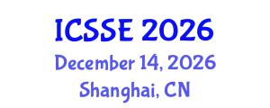 International Conference on Social Science and Economics (ICSSE) December 14, 2026 - Shanghai, China