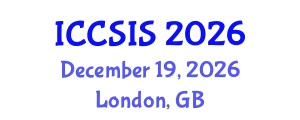 International conference on Computer Science and Intelligence Systems (ICCSIS) December 19, 2026 - London, United Kingdom