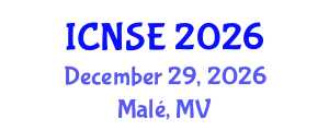 International Conference on Natural Science and Environment (ICNSE) December 29, 2026 - Malé, Maldives